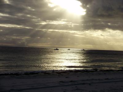 Sonnenuntergang aufMoreton Island 