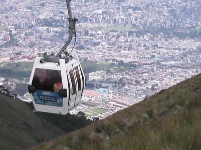 Gondel von Quito