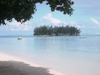 Strand vom Camping Moorea