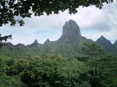 Moorea - Gebirge