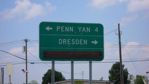 Hier geht's nach Hause.