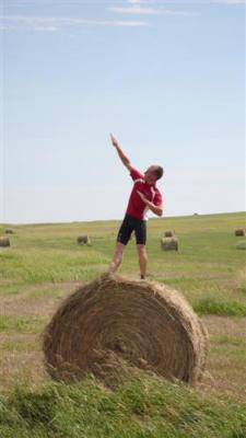 Was macht man sonst mit so vielen Heuballen?