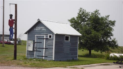 Stadtgefaengnis von Kadoka, South Dakota