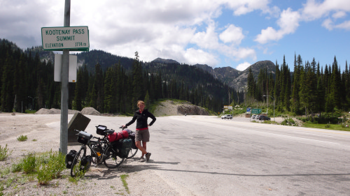 Auf dem Kootenay-Pass in British Columbia