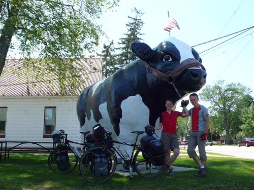 Wir sind in Michigan, auch hier wird viel Milch produziert