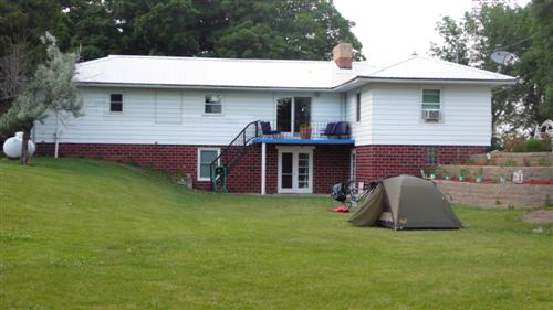 Zu Gast im Garten von Familie Naumann in Lakota, Iowa