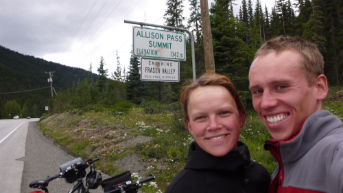 Unser allerletzter Pass! Ab jetzt ging es nur noch bergab...
