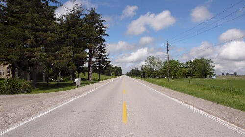 Lange, gerade Strassen...