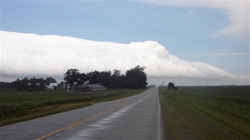 In Iowa haben wir viel Zeit, die Wolken zu studieren