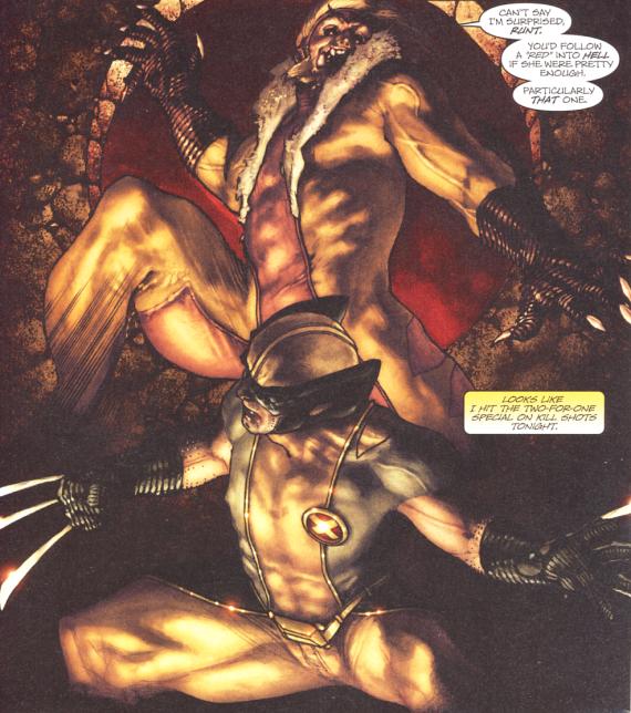 Wolverine & Sabretooth. Ein Klassiker.