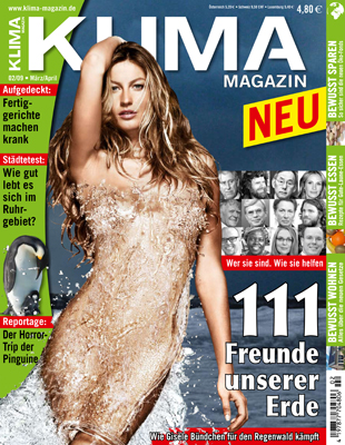 Die Titelseite des Klima-Magazins, 2. Ausgabe