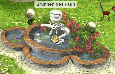 Brunnen: dort kommen die Fischgräten rein.