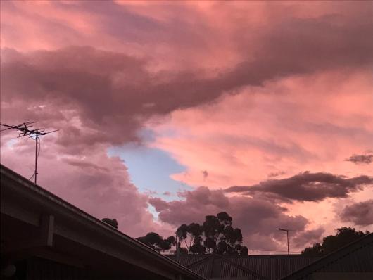 Sky after Hail