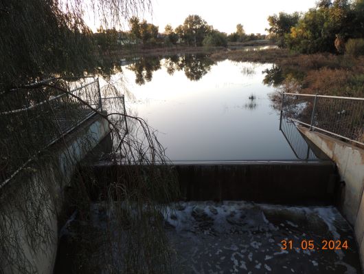 Waterfall at the wetlands