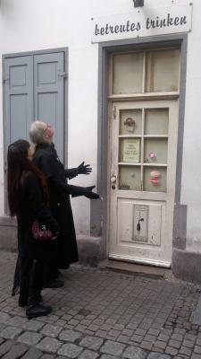 J&ouml;rg und Hexe zu Besuch bei mir.