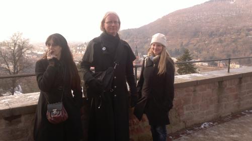 J&ouml;rg und Hexe zu Besuch bei mir.