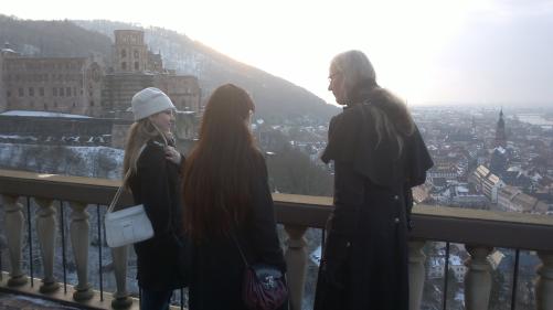 J&ouml;rg und Hexe zu Besuch bei mir.