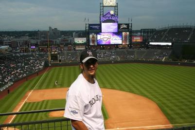 Henner beim Baseball