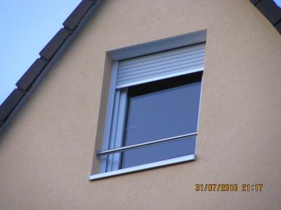 Außenansicht: Absturzsicherung Arbeitszimmer Außenansicht: Absturzsicherung Arbeitszimmer