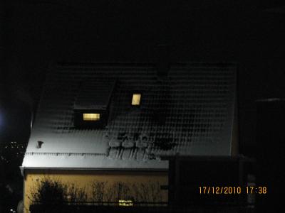 Aussenansicht: Dach Schnee Aussenansicht: Dach Schnee