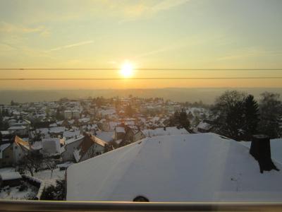 Aussichten: Hegensberg Schnee Sonnenuntergang Aussichten: Hegensberg Schnee Sonnenuntergang