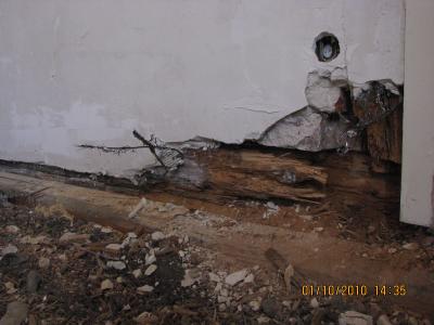 EG-Esszimmer: Wandbalken faul 1