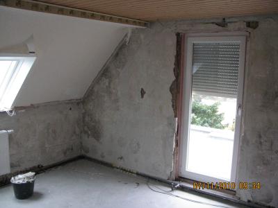OG-Wohnzimmer: Demontage 1 OG-Wohnzimmer: Demontage 1