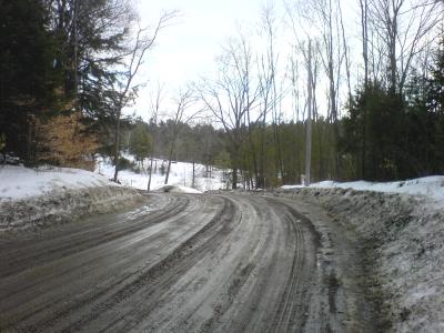 Strasse zu meinem derzeitigen Aufenthaltsort