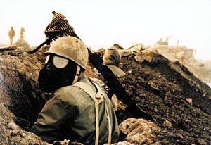 Giftgasangriff Irakischer Truppen im Golfkrieg