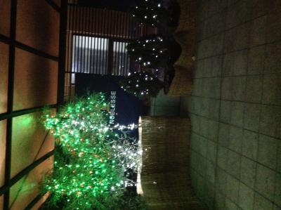 Ebenfalls der hoteleingang und hier konnte man sogar noch Weihnachtsmusik h&ouml;ren; sehr festlich