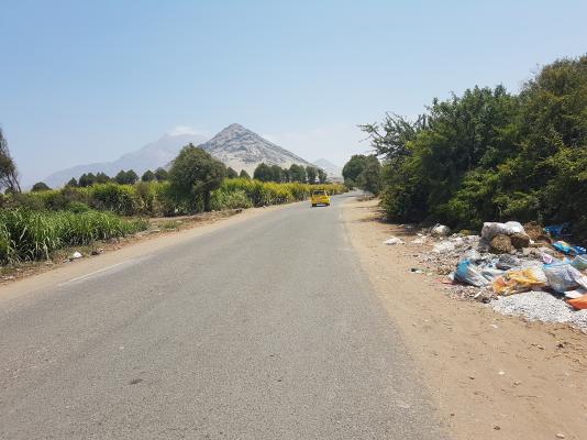 Fahrradfahren nach Huacas de La luna