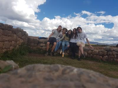 Gruppenfoto bei Tambomachay