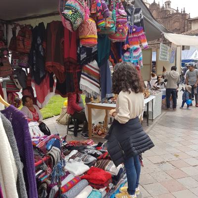 Weihnachtsmarkt in Cusco 