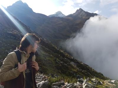 Wolke holt uns bei Wanderung ein