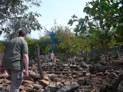 Das blaue Kreuz des Erscheinungsberges