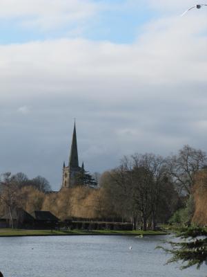 Blick auf die Kirche