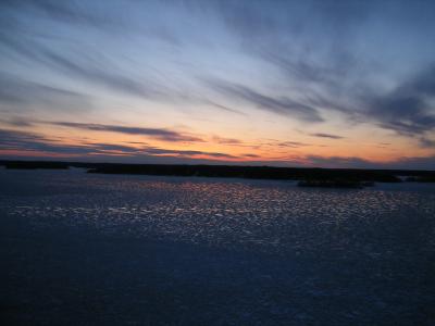 Sonnenuntergang &uuml;ber Stockholms Sch&auml;renk&uuml;ste