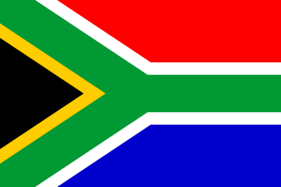 Nationalflagge der Republik Südafrika