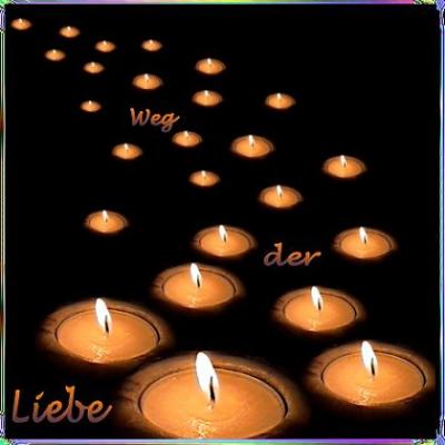 Der Weg der liebe ist von vielen Lichtern &uuml;bers&auml;ht aber auch genauso von viel Dunkelheit umgeben!!!
