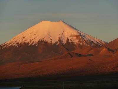 Sonnenuntergang am Sajama