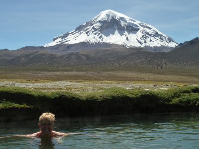 kleine Badepause im Sajama