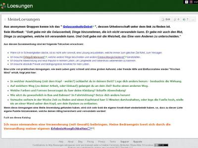 Foto der Seite Loesungen meines Wikis "Loesungen"
