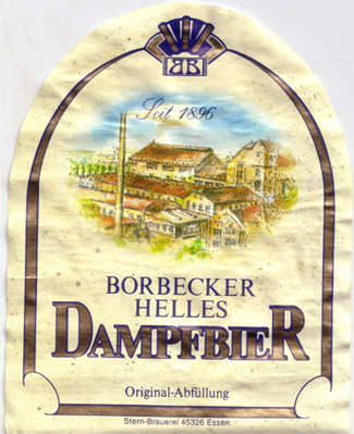 Dampfbier-Etikett