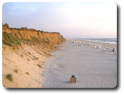 Rotes Kliff bei Rantum auf Sylt