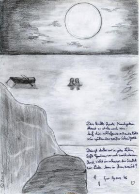 Der Mond...gemalt für jemand sehr wichtiges...