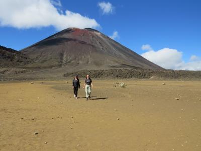 Der South Crater, Lena und ich