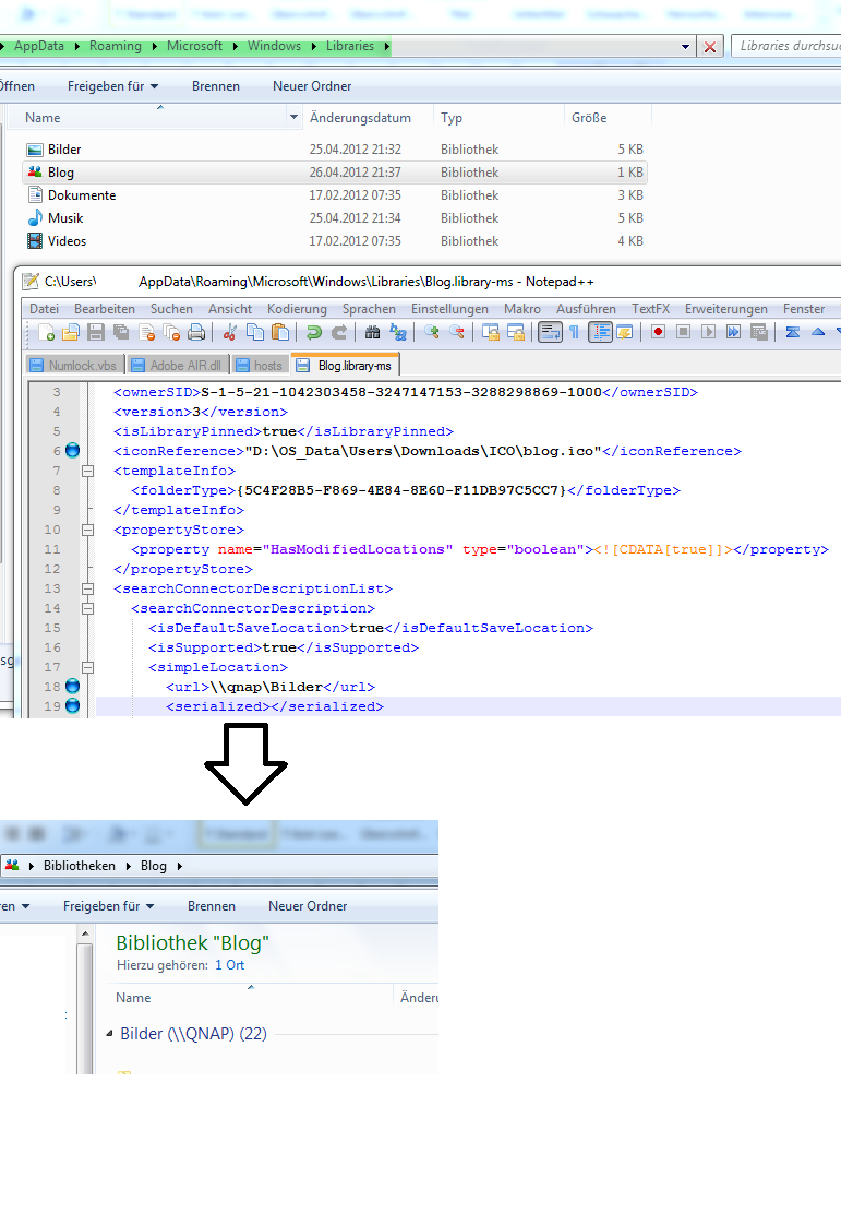 Libraries in Windows 7