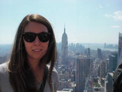 Im Hintergrund: Empire State Building 