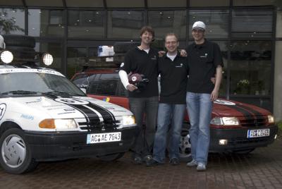 Foto-Session vor dem Fraunhofer IPT