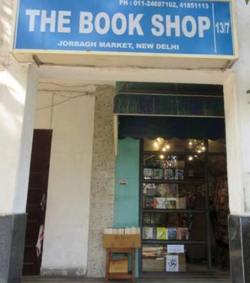 The book shop The Book Shop in Jor Bagh.
